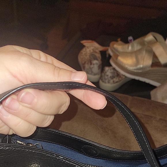 Cole Haan Black Leather Tote Bag - Picture 8 of 13